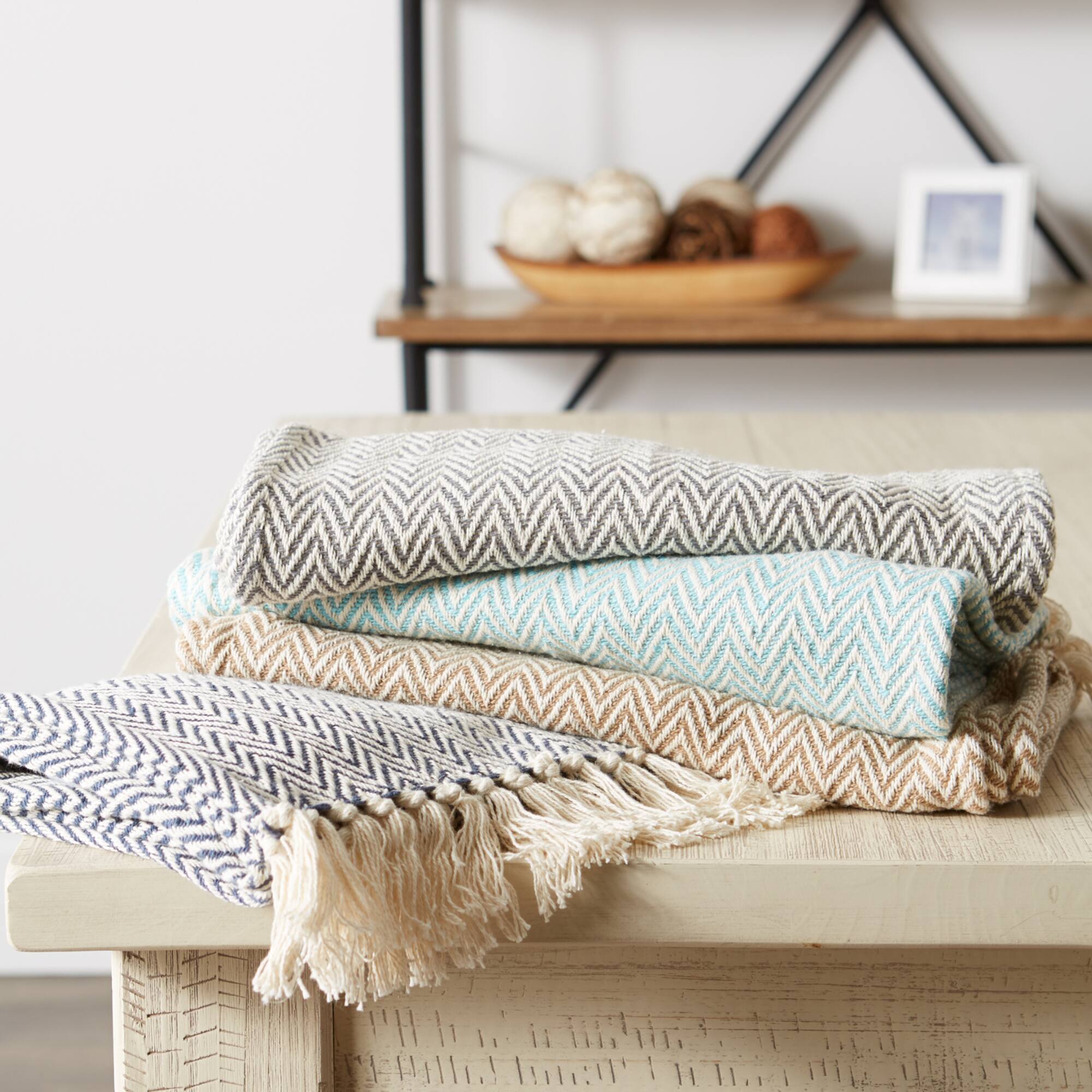 DII® 108" Handloom Chevron Table Runner